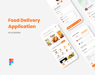 Food Delivery App - UX UI Design