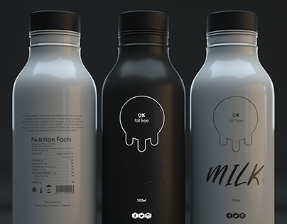 Milk Bottle - Packaging