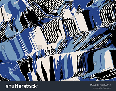 Textile fabric pattern designs with a textural effect..