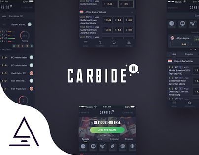 "Carbide UI" Sportsbook app UI