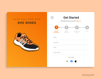 DailyUI 01 - Sign Up
