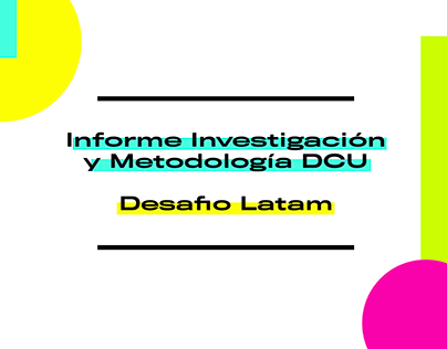 Informe Diseño centrado en el usuario // Desafio Latam