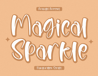 Magical Sparkle - Handwritten Script