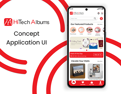 Hitech Albums Concept App UI