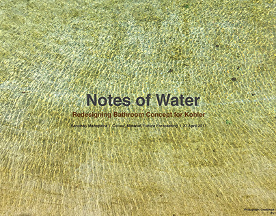 Notes of Water for KOHLER