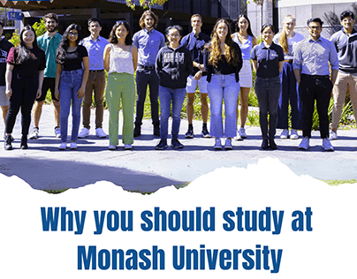 Monash University Social Media Post