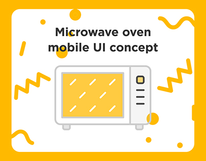 Microwave oven mobile UI concept
