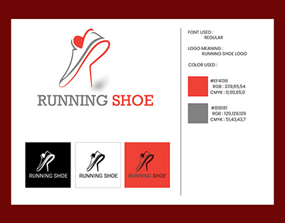 Running Shoe Logo, Logo, Logo Design