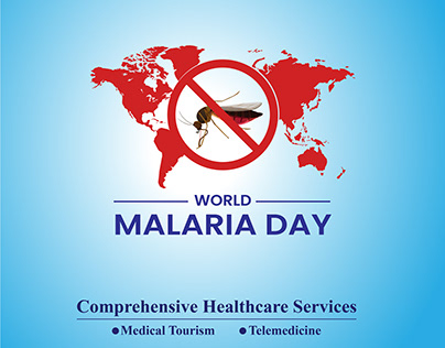 world Malaria day banner design