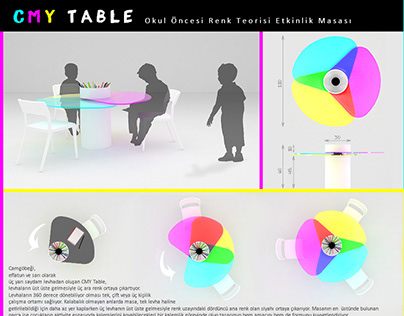 CMY Table | Preschool Color Theory Activity Desk