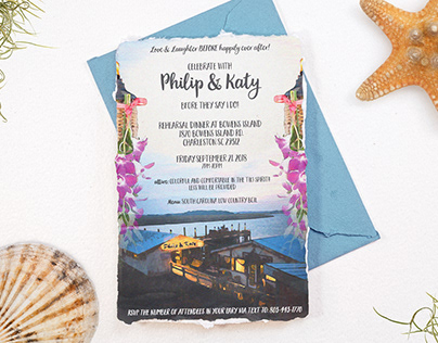 Philip & Katy Wedding Invitation