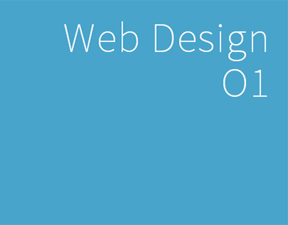 Web Design O1