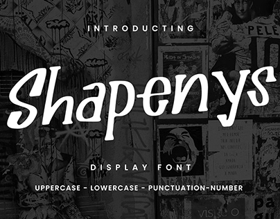 Shapenys - Display Font