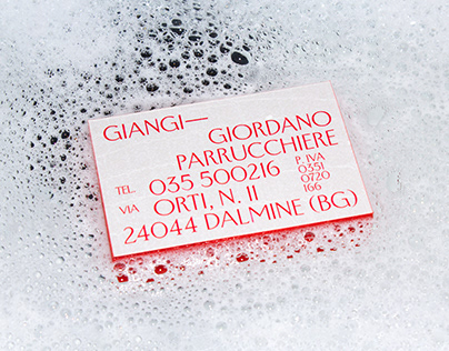 Project thumbnail - Giangi Parrucchiere | Visual identity