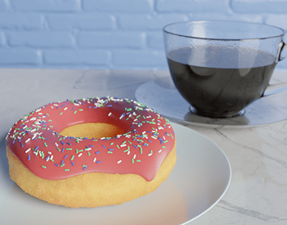 Blender Donut Tutorial (Result)