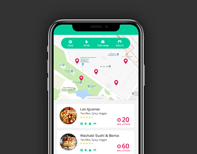 Experience for food ordering Mobile App