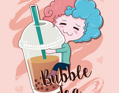 Project thumbnail - Bubble Tea Illustrations