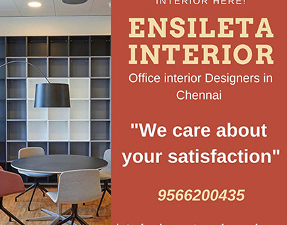 Office Interior Designer in Chennai - Ensileta Interior