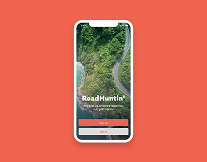 Travel app design/Road Trip