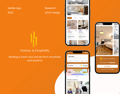 UI/UX Booking Room - Hommy & Hospitality