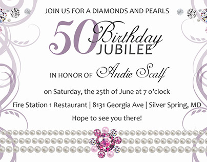 Birthday Celebration Invites