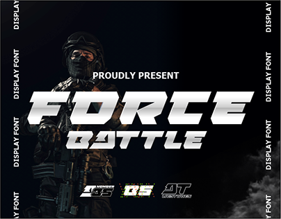 FORCE BATTLE - ARMY FONT