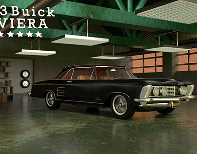 Buick Riviera 1963 3D Model