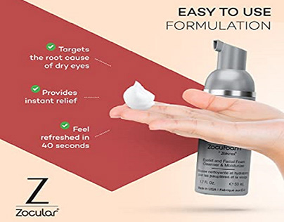 Zocular ZocuFoam Eyelid Cleanser for Eyes