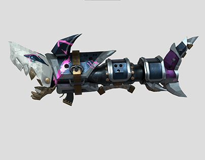 Modelling Jinx's Weapon Fishbones