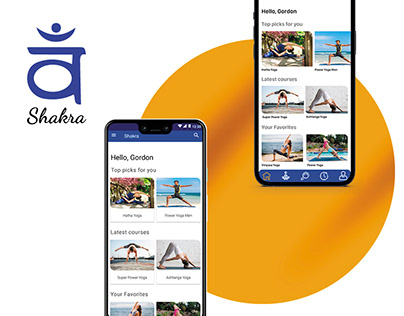 Shakra. Yoga app for Android and iOS