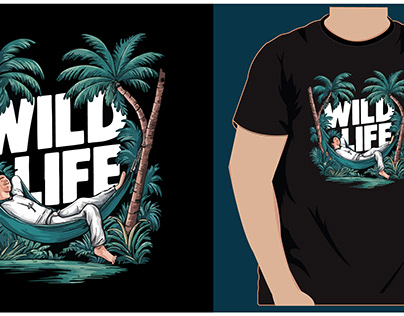 Wild Life t shirt design