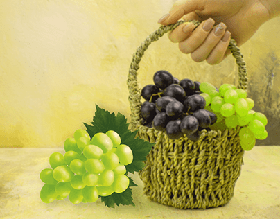 Grapes Digital Painting
