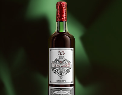 3D Wine Bottle Design & Renders