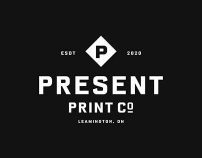 Present Print Co. Visual Identity