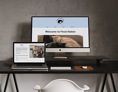 Feral Nation Hand Coded Website - Student Project