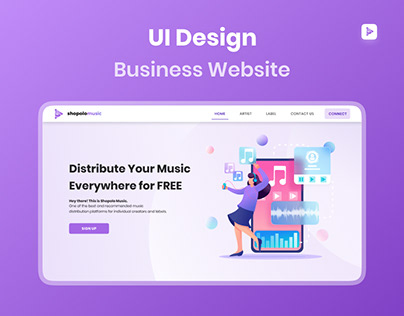 UI Design Shopolomusic