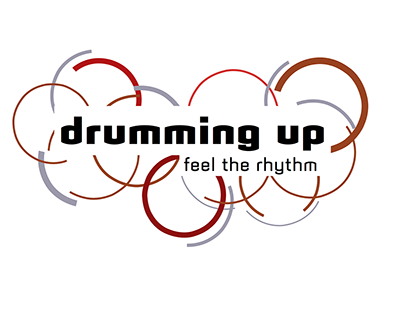 drumming up; feel the rhythm exhibition design