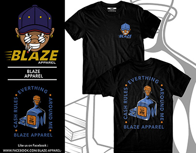 merch design for blaze apparel