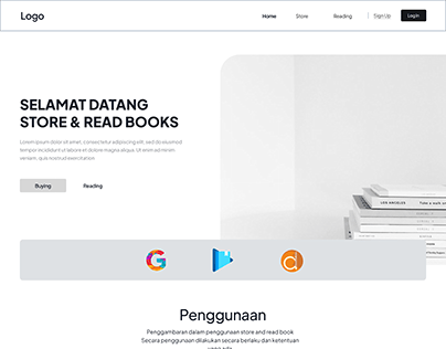 Website Store & Reading Books
