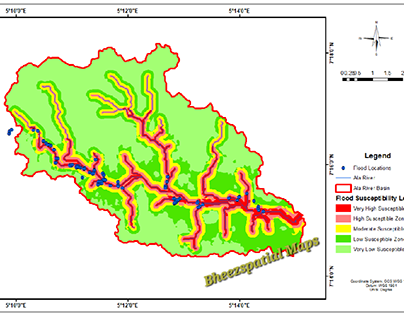Flood Susceptibility Map for a River Basin