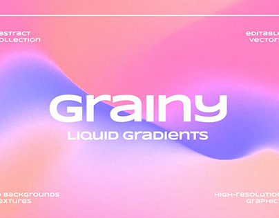 Free - Grainy Liquid Gradient Backgrounds