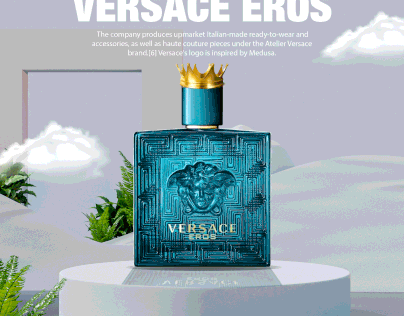 Versace Eros Purfume Product Design