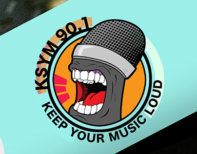 KSYM Pledge Drive Logo and Applications