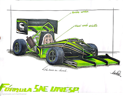 Sketch Protótipo Formula SAE UNESP Racing