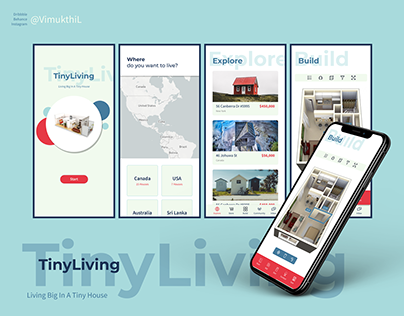 TinyLiving Mobile App Design
