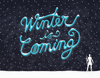 Winter is Coming Greeting Card