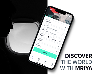 MRIYA App — Ticket Aggregator (Mobile App Design)