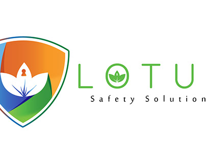 proceses of Lotus safety logo design