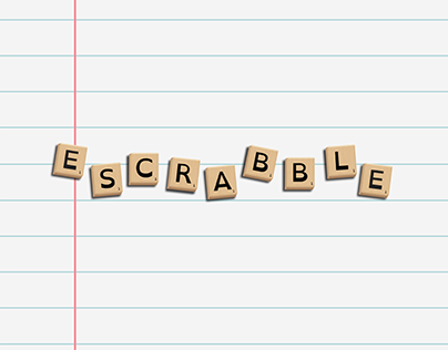 Scrabble - en OpenDyslexic