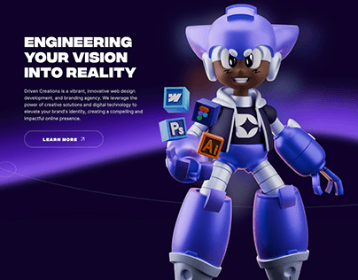 Project thumbnail - 3D Robert Animation for Website